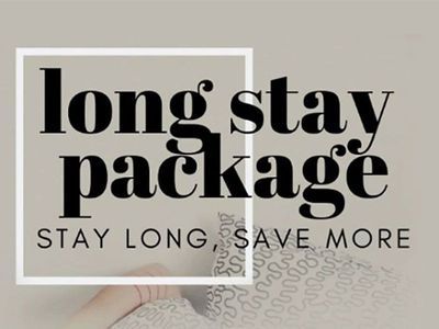 7 Nights or even more, a lot affordable with Long Stay Package!