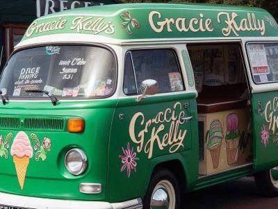 Gelato Van at Gracie Kelly's